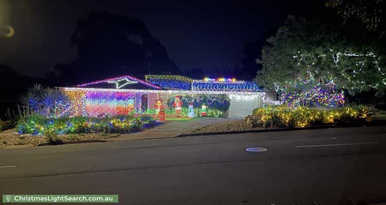 Christmas Light display at  Skyline Drive, Hillbank