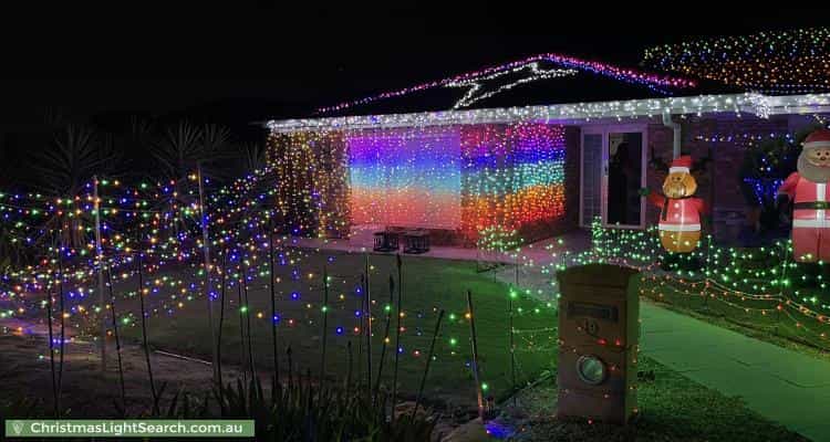 Christmas Light display at  Skyline Drive, Hillbank