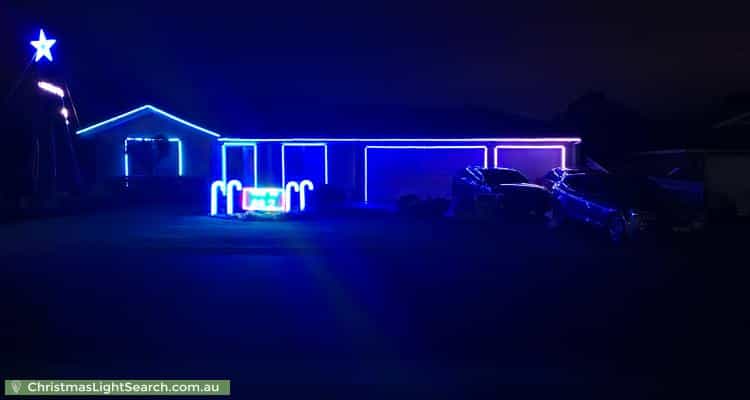 Christmas Light display at 8 Gracehill Mews, Cranbourne