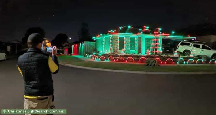 Christmas Light display at 152 Manna Gum Drive, Pakenham