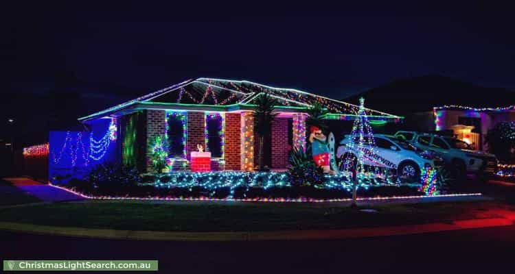 Christmas Light display at 152 Manna Gum Drive, Pakenham