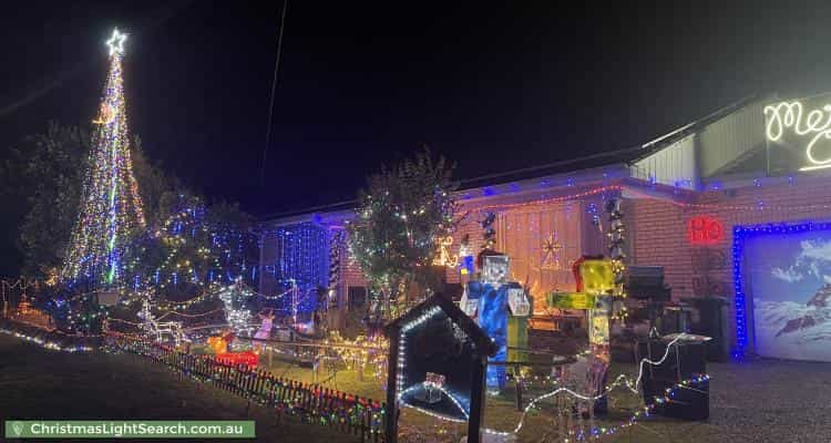 Christmas Light display at 323 McCaffrey Drive, Rankin Park