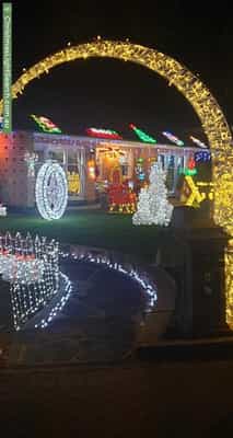 Christmas Light display at 5 Rosedale Avenue, Wattle Park