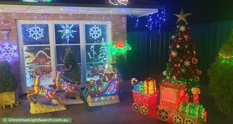 Christmas Light display at 5 Rosedale Avenue, Wattle Park