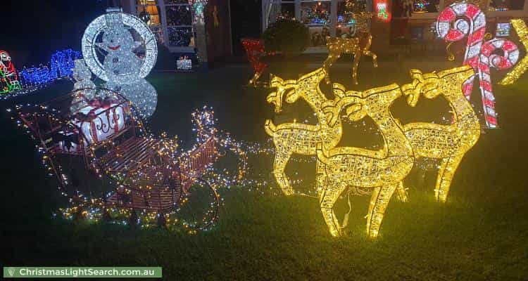 Christmas Light display at 5 Rosedale Avenue, Wattle Park