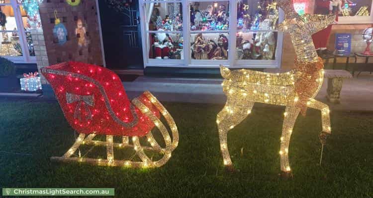 Christmas Light display at 5 Rosedale Avenue, Wattle Park