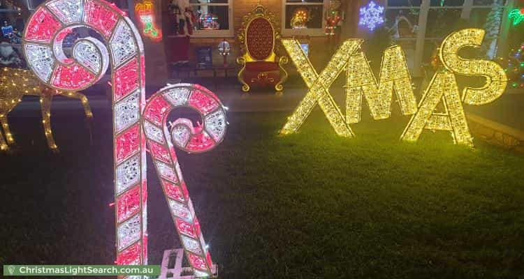 Christmas Light display at 5 Rosedale Avenue, Wattle Park