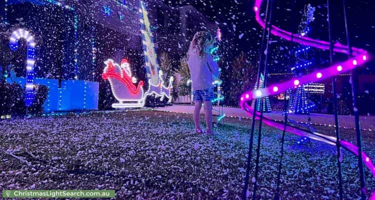 Christmas Light display at 3 D'Ercole Court, Gwelup