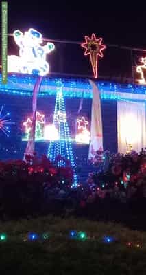 Christmas Light display at 7 Tandy Street, Aberfoyle Park