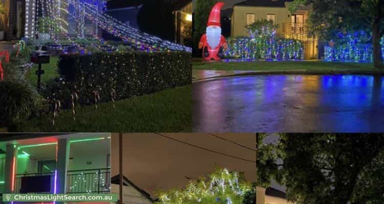 Christmas Light display at 18 Bishop Street, Cabarita