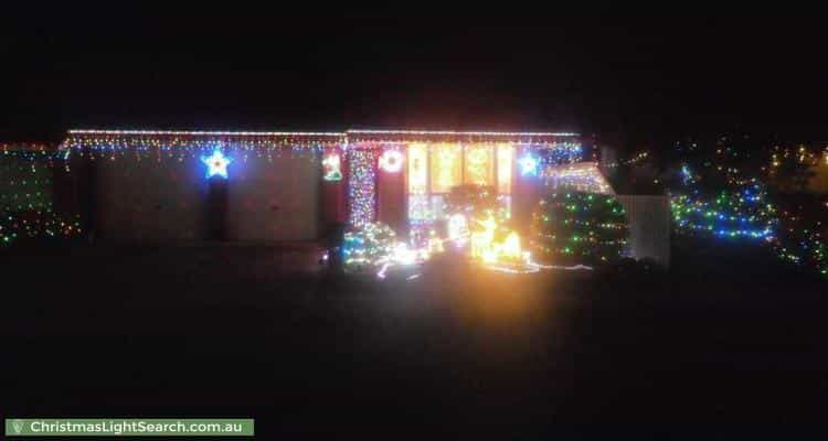 Christmas Light display at 3 Kenmay Avenue, Mitchell Park