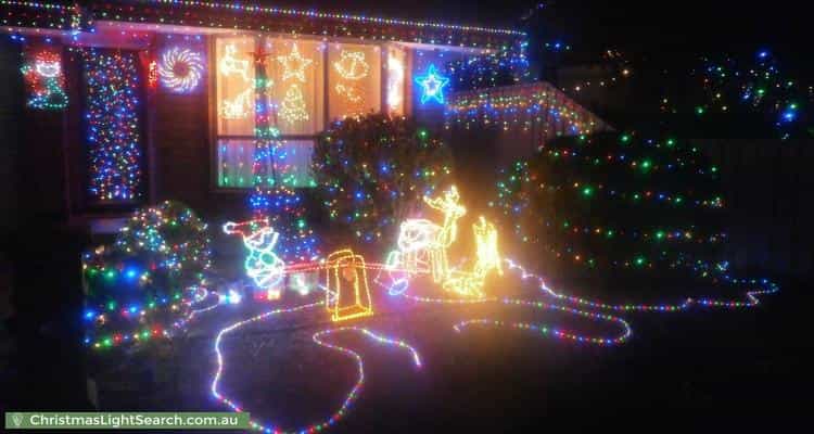 Christmas Light display at 3 Kenmay Avenue, Mitchell Park