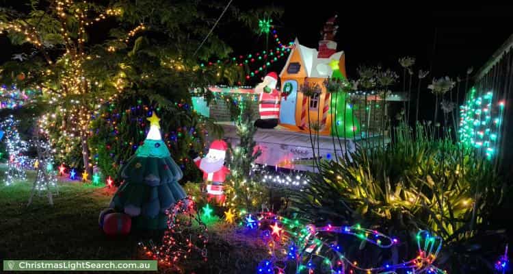 Christmas Light display at 2 Merrill Crescent, Croydon Hills