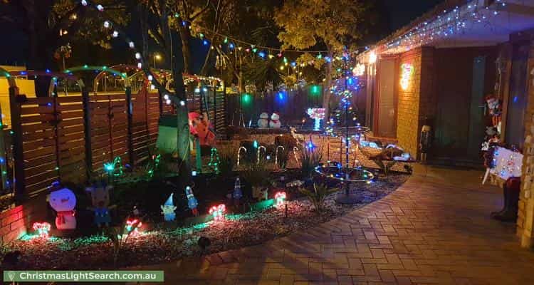 Christmas Light display at 14 Boardwalk Boulevard, Point Cook