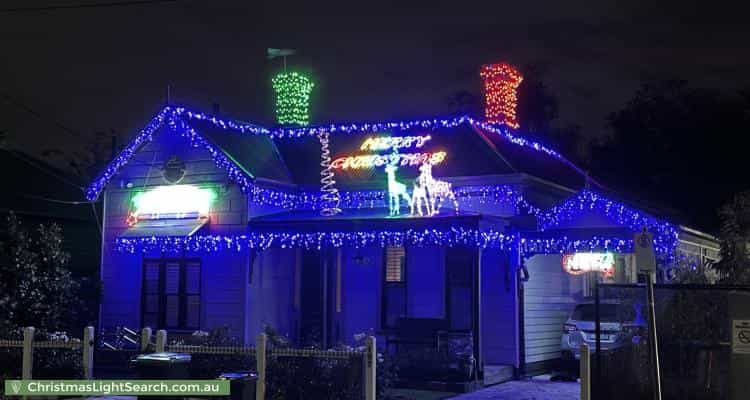 Christmas Light display at 197 Wingrove Street, Fairfield