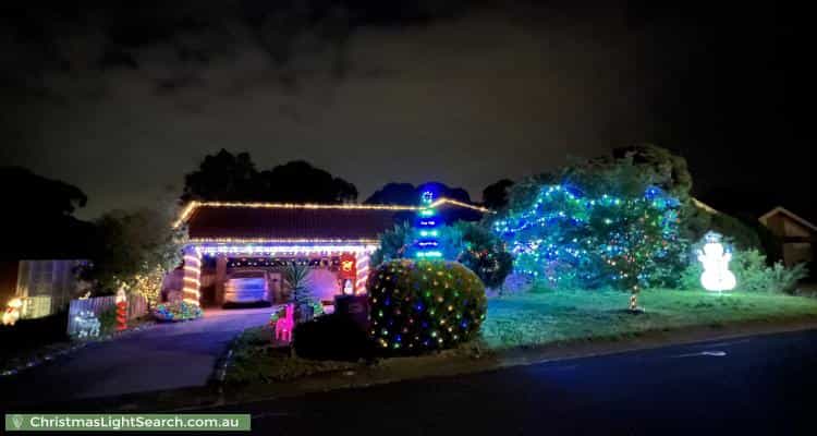 Christmas Light display at 11 Allen Court, Sunbury