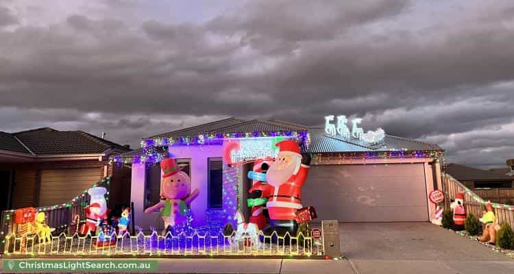 Christmas Light display at  Sedate Drive, Rockbank