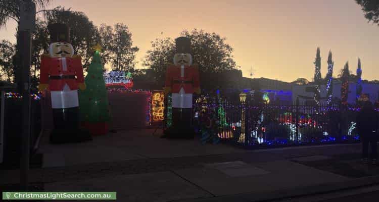Christmas Light display at 8 Hawthorn Terrace, Parafield Gardens