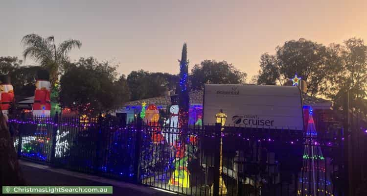 Christmas Light display at 8 Hawthorn Terrace, Parafield Gardens