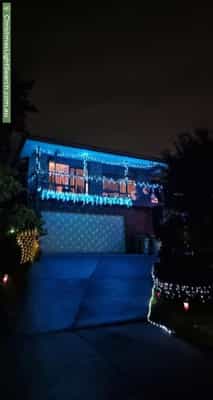 Christmas Light display at 10 Melody Close, Lilydale