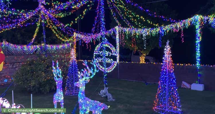 Christmas Light display at 1 McBeath Street, Hectorville