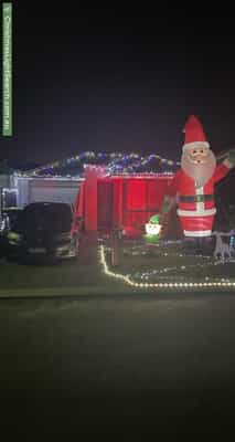Christmas Light display at  Strumpshaw Road, Aveley