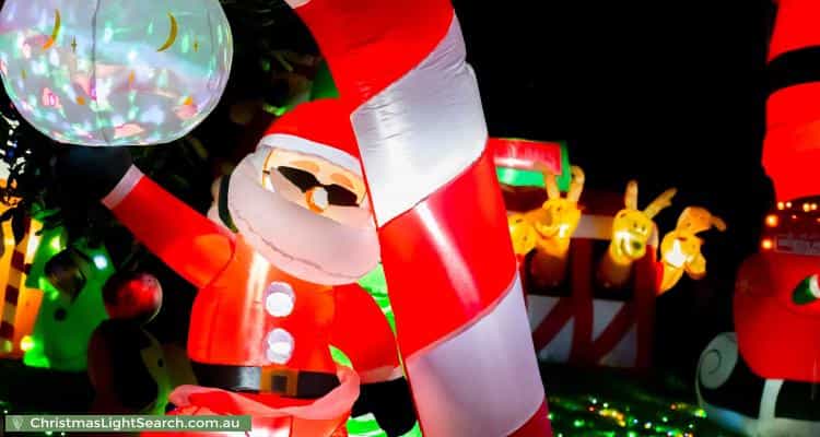 Christmas Light display at 83 Explorer Street, Gregory Hills