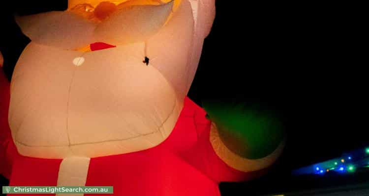 Christmas Light display at 83 Explorer Street, Gregory Hills