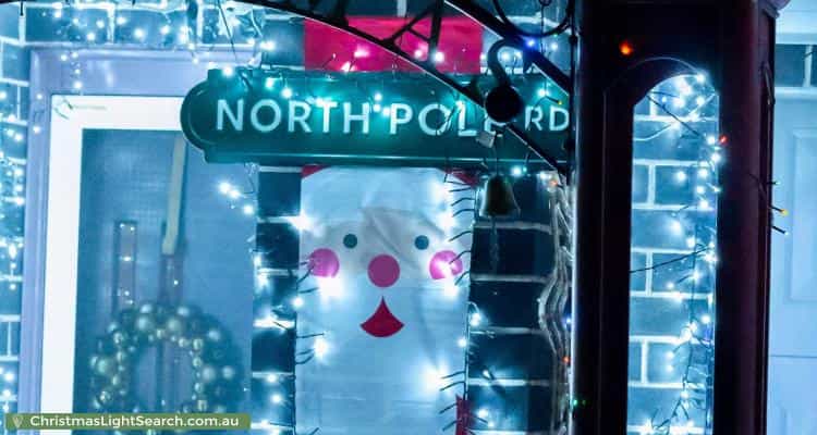 Christmas Light display at 83 Explorer Street, Gregory Hills