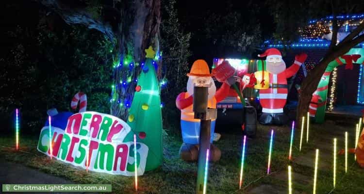 Christmas Light display at 63 Clarendon Street, Cranbourne