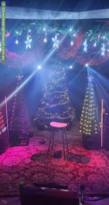 Christmas Light display at 527 White Road, Boors Plain
