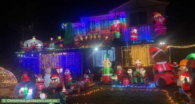 Christmas Light display at  Doonside Crescent, Blacktown