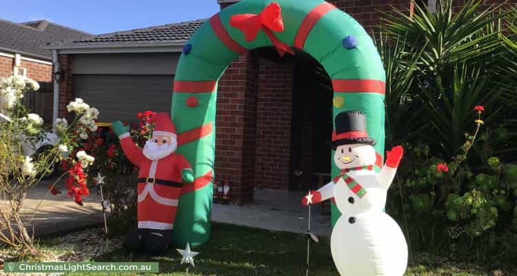Christmas Light display at 12 Mullans Street, Melton South