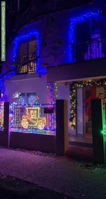 Christmas Light display at 5 Chapel Lane, Mawson Lakes