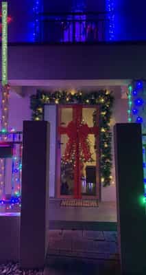 Christmas Light display at 5 Chapel Lane, Mawson Lakes