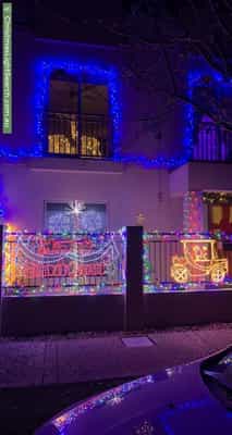 Christmas Light display at 5 Chapel Lane, Mawson Lakes