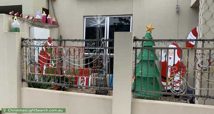 Christmas Light display at 5 Chapel Lane, Mawson Lakes