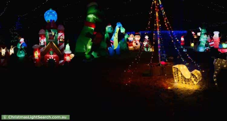 Christmas Light display at 225 Brownes Road, Coolup