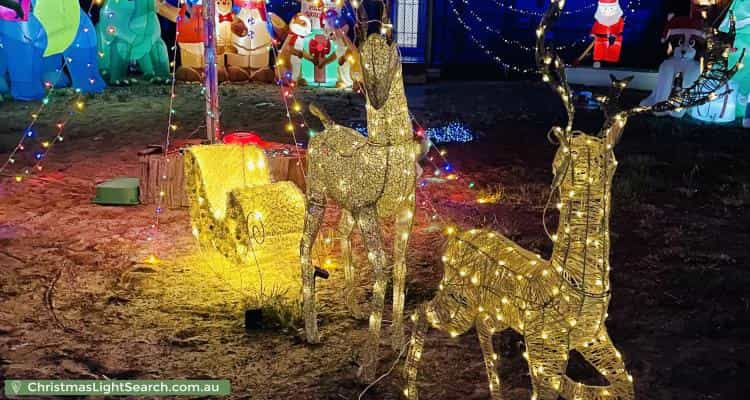 Christmas Light display at 225 Brownes Road, Coolup