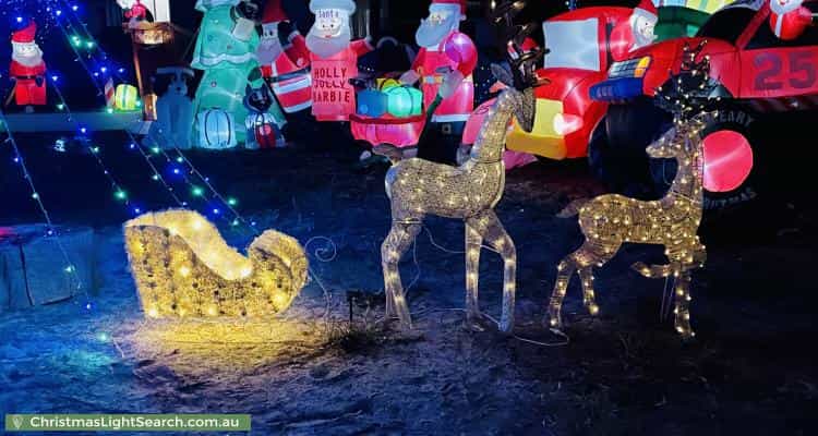 Christmas Light display at 225 Brownes Road, Coolup