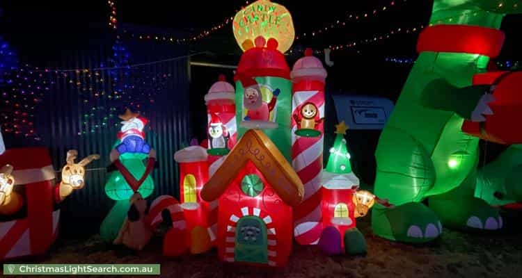 Christmas Light display at 225 Brownes Road, Coolup