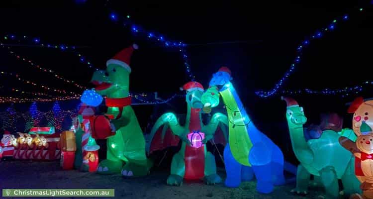 Christmas Light display at 225 Brownes Road, Coolup