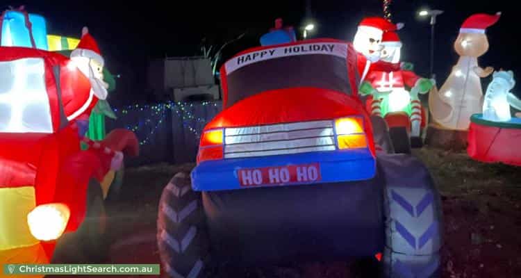 Christmas Light display at 225 Brownes Road, Coolup