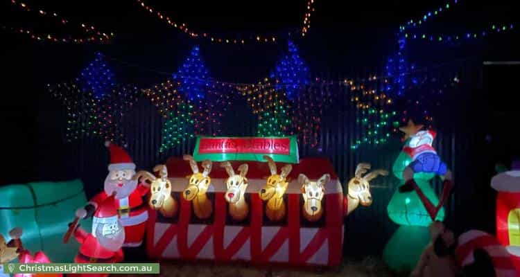 Christmas Light display at 225 Brownes Road, Coolup