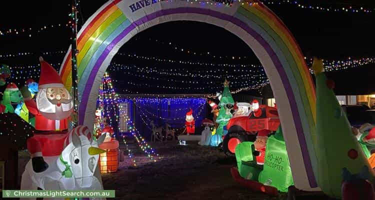Christmas Light display at 225 Brownes Road, Coolup