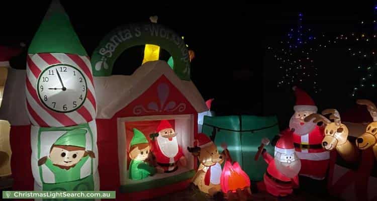 Christmas Light display at 225 Brownes Road, Coolup