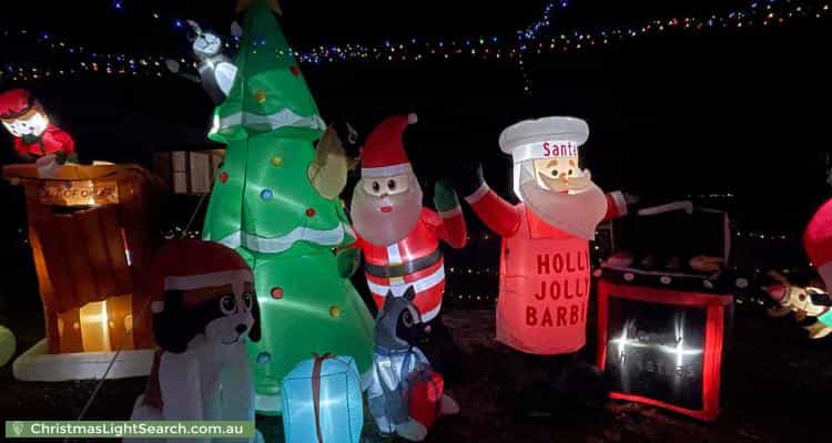 Christmas Light display at 225 Brownes Road, Coolup