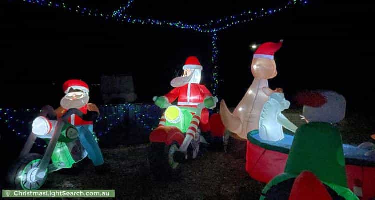 Christmas Light display at 225 Brownes Road, Coolup