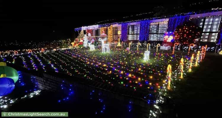 Christmas Light display at 16 Stacy Street, Gowrie