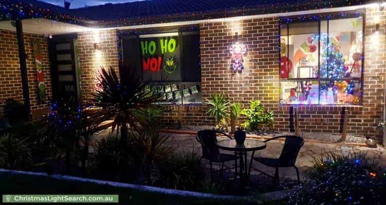 Christmas Light display at 16 Louis Loder Street, Theodore
